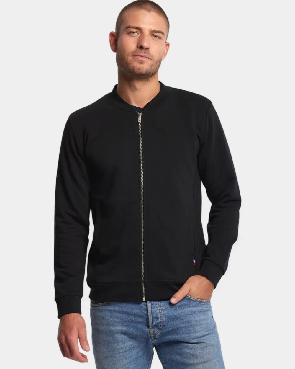 Blouson Made in France façon Teddy à personnaliser - 1